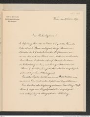 k.k. naturhistorisches Hofmuseum, Intendanzakten 1885-1896 (Hauer), Aktenzahl Z.660/1892, Seite 3